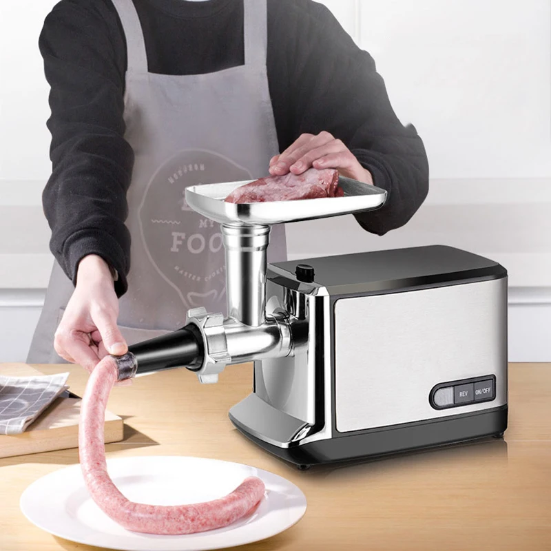 Meat Grinder Home Automatic Stainless Steel Multi function Meat Slicer