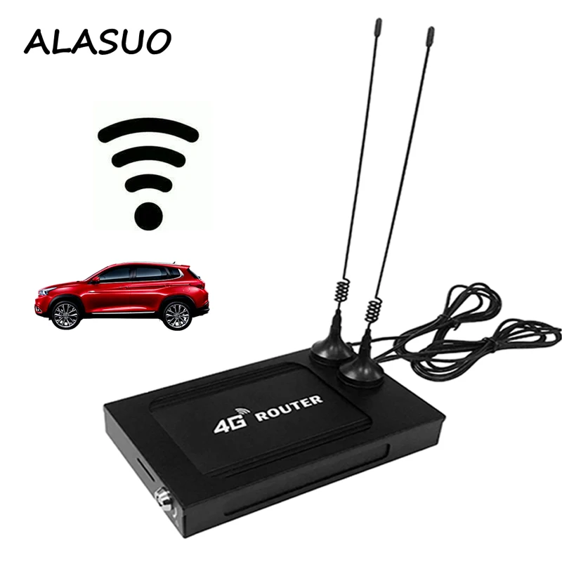 

1000Mbps Car Wifi Router With Sim Card Slot 4G Usb Modem 4G Mbobile Router Vpn GPS Router With Watchdog and external antenna
