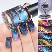 BORN PRETTY 3D Magnetic Glitter Nail Polish 7ml Star Chameleon Cat Nail Art Varnish Black Base Needed Nail Polish Manicure