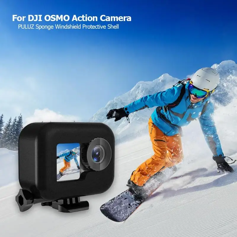 PULUZ насадка на микрофон защитный чехол для DJI OSMO Action camera