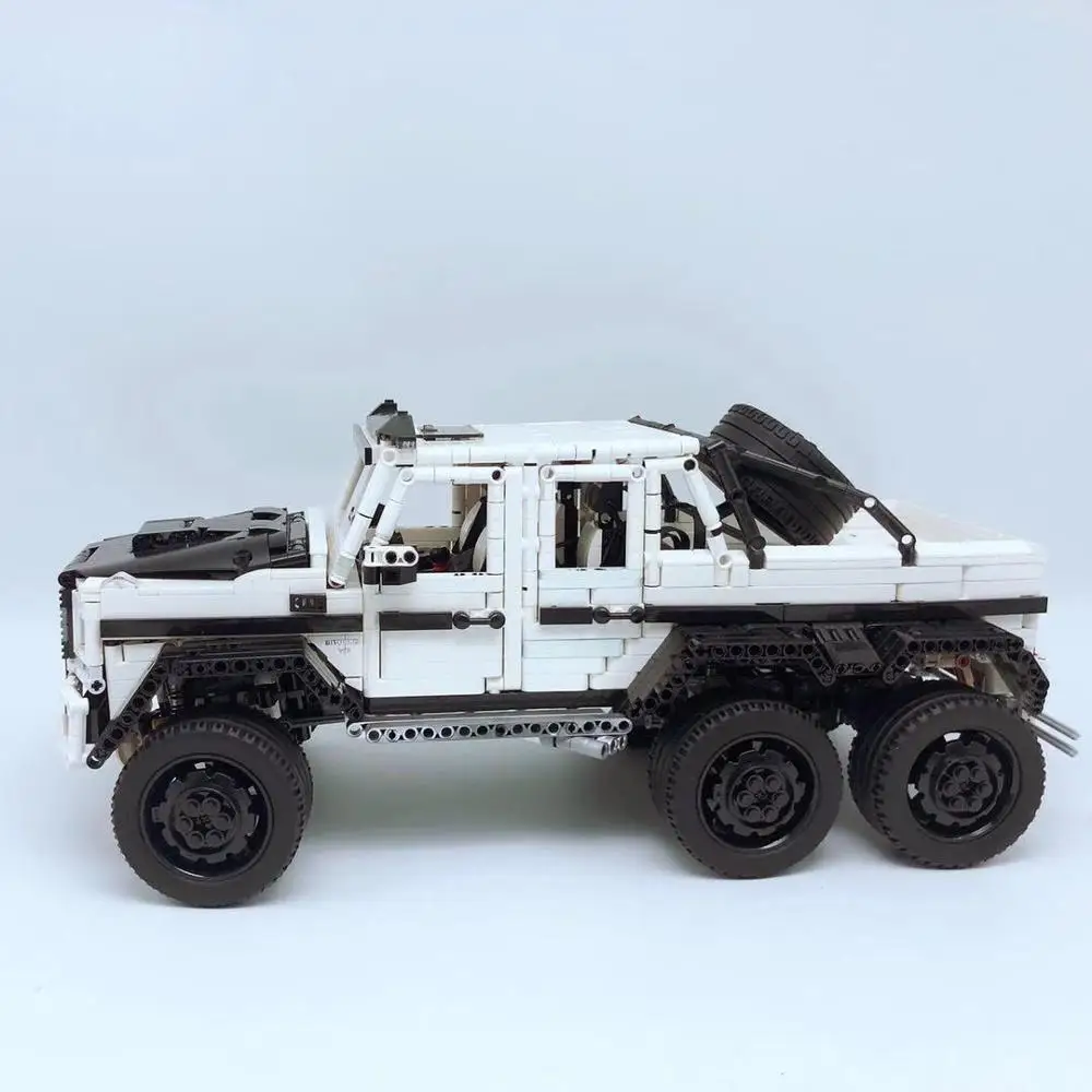 

MOC Technic Series 6x6 Off Road Vehicle G63 AMG RC remote control car legoing Building Blocks Bricks Children Toy