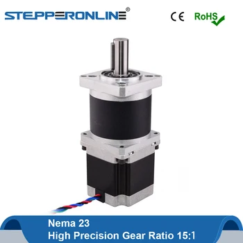 

Nema 23 Stepper Motor 57 Motor Extruder Gear Ratio 5:1 High Precision Planetary Gearbox 4-lead 2.8A L=56mm