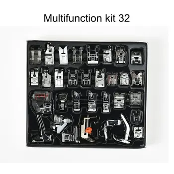 

32pcs Mini Sewing Machine Presser Foot Feet For Brother Singer Janome Presser Feet Braiding Blind Stitch Darning Tools