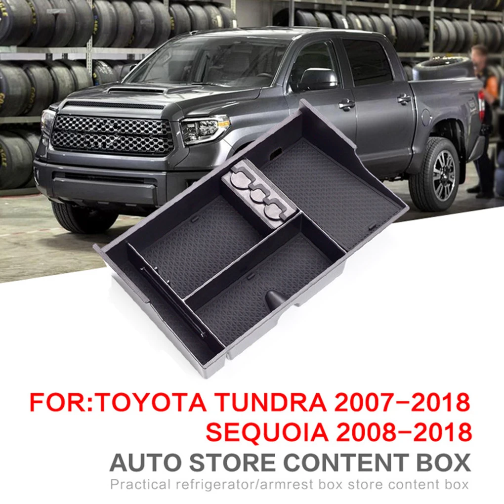 Замена для Toyota Tundra 2nd Gen SR5 CrewMax TRD 2007 2018 подлокотник коробка Органайзер лоток