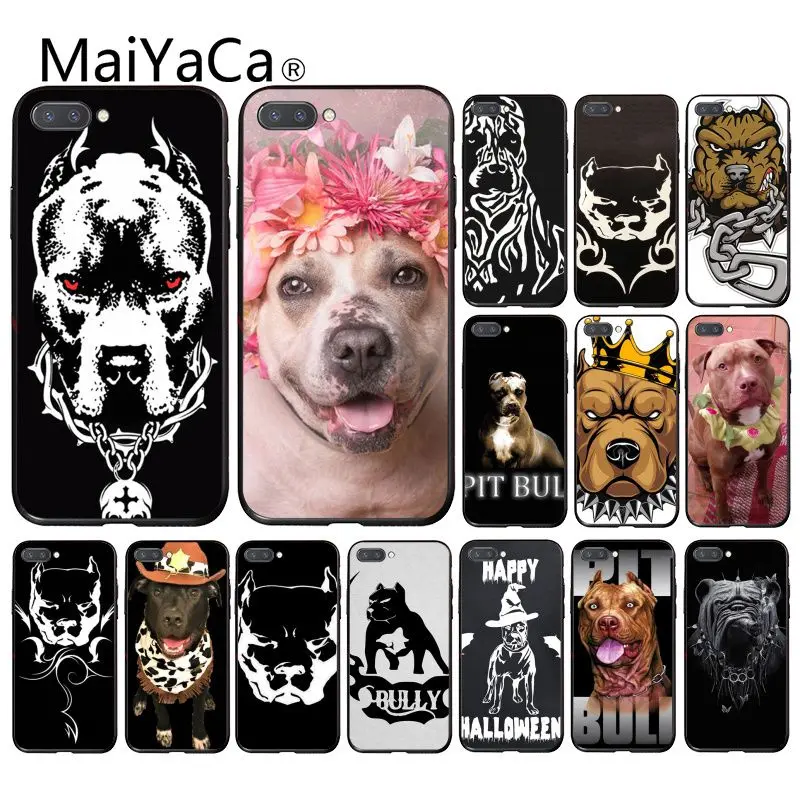 Чехол для телефона Maiyaca Pit Bull Lovely Dog Huawei Honor 8X 9 10 20 Lite 7A Pro 7C 10i 9X Play 8C | Мобильные