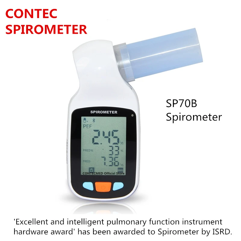 Kaufen CONTEC Digitale Spirometer SP70B Lunge Atmen Diagnose Vitalograph Spirometry + Software