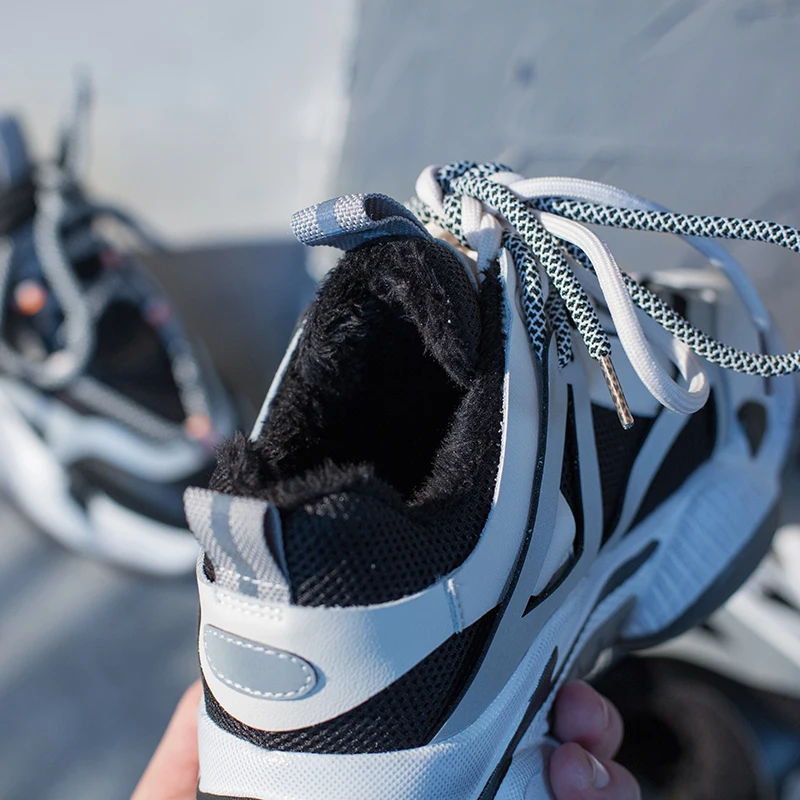 Buono Scarpe/женские кроссовки на платформе; женская спортивная обувь из натуральной кожи; женская повседневная обувь на шнуровке; chaussures femme; релективная обувь