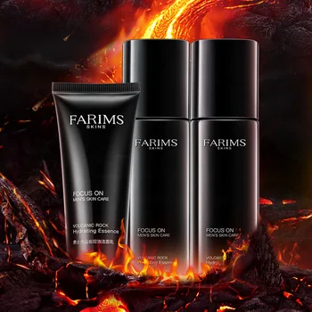 

han muscle man Men Volcanic Oil-control Moisturizing Set Moisturizing Moisturizing Nourishing Firming Facial Skin