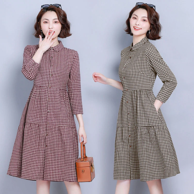 mid length cotton dresses