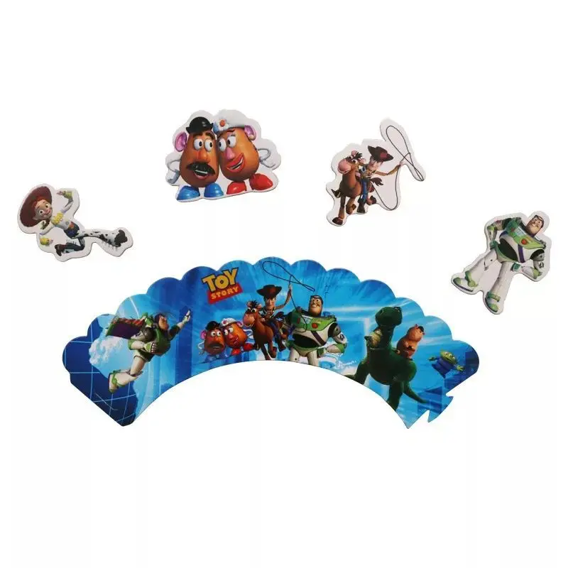 Cartoon Toy Story Disposable Paper Napkins Banner Table Cloth Straws Cup Plates Baby Shower Birthday Party Decoration Supplies