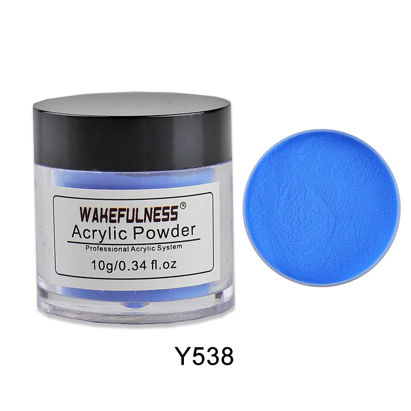 Colored Acrylic Powder Color Acrylic Powder Set for Nails Jar Sculpting Vender 10Gram Pink Blue Beauty Salon Kits