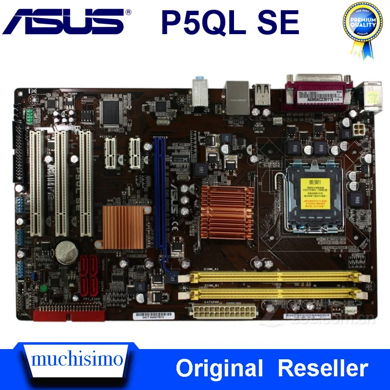 Разъем LGA 775 для ASUS P5QL SE оригинальная материнская плата для настольных ПК для Intel P45 DDR2 USB2.0 SATAII LGA 775 материнская плата