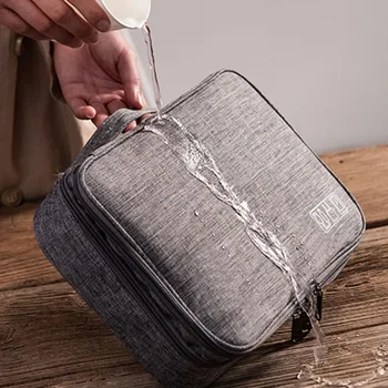 

Travel Organizer Bag Multi Three-Layer Storage Bag for Cables Chargers Power Bank Mouse iPad Phone Kindle SD Card Accessories