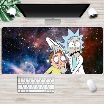 

70x30cm Rick And Morty Gaming Mousepad Anime Mouse Pad Locking Edge Speed Gamer Durable Computer pad mat