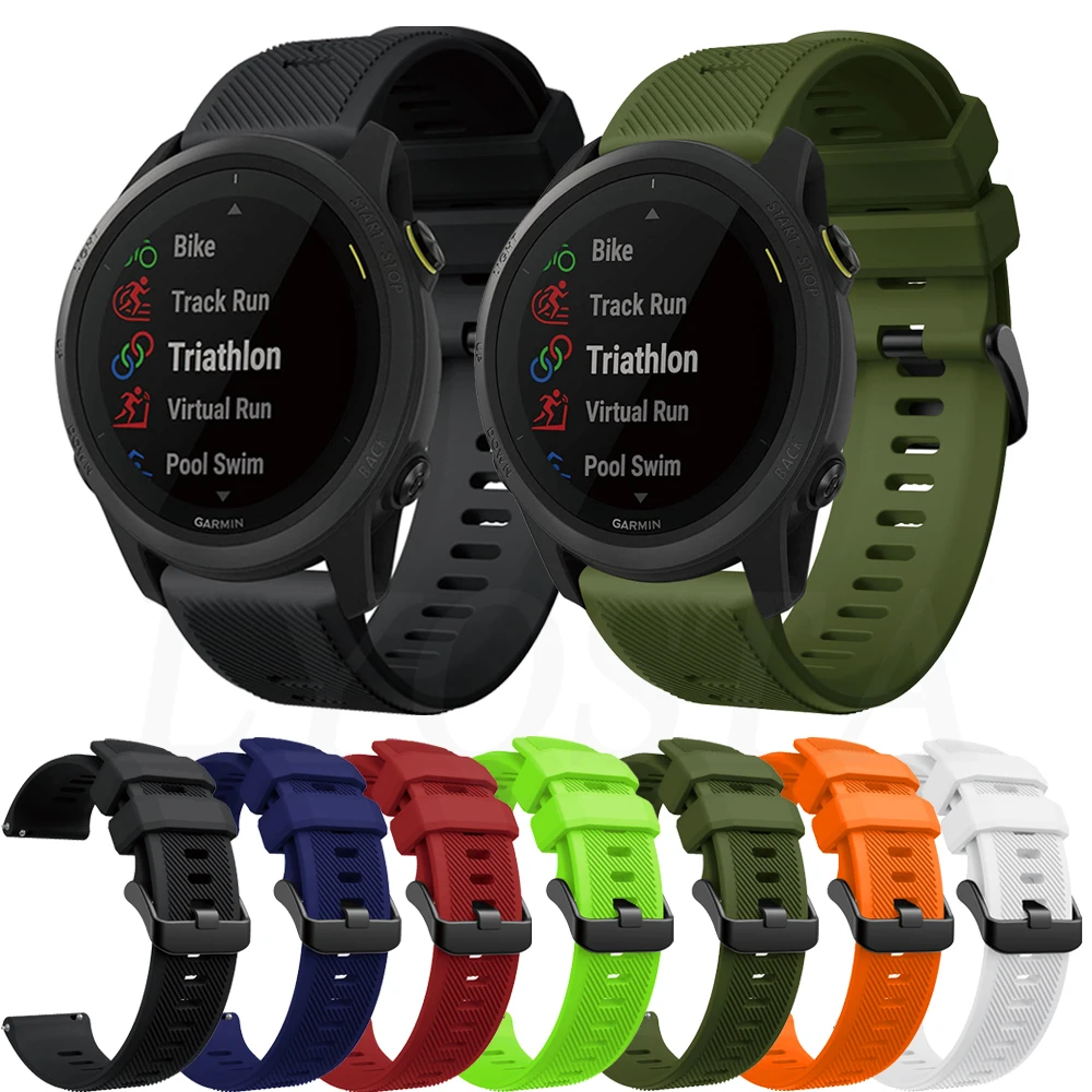 Universal Silicone Bracelet for 22mm Smart Watches - Durable & Stylish Wrist Strap