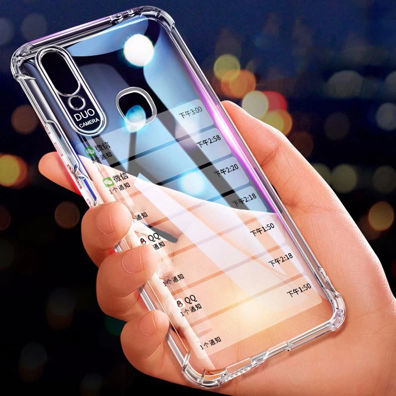 Чехол из ТПУ для Xiaomi Redmi Note 9 Pro Max 9S Прозрачный ударопрочный чехол 8 7 6 8T 8A 7A K20 K30 с