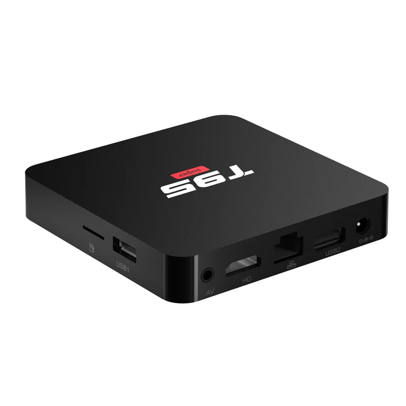 T95 супер Android 10,0 tv Box 2 Гб 16 Гб инфракрасный пульт дистанционного управления 4K HD Youtube 3D фильм аудио плеер Google Store Wifi телеприставка