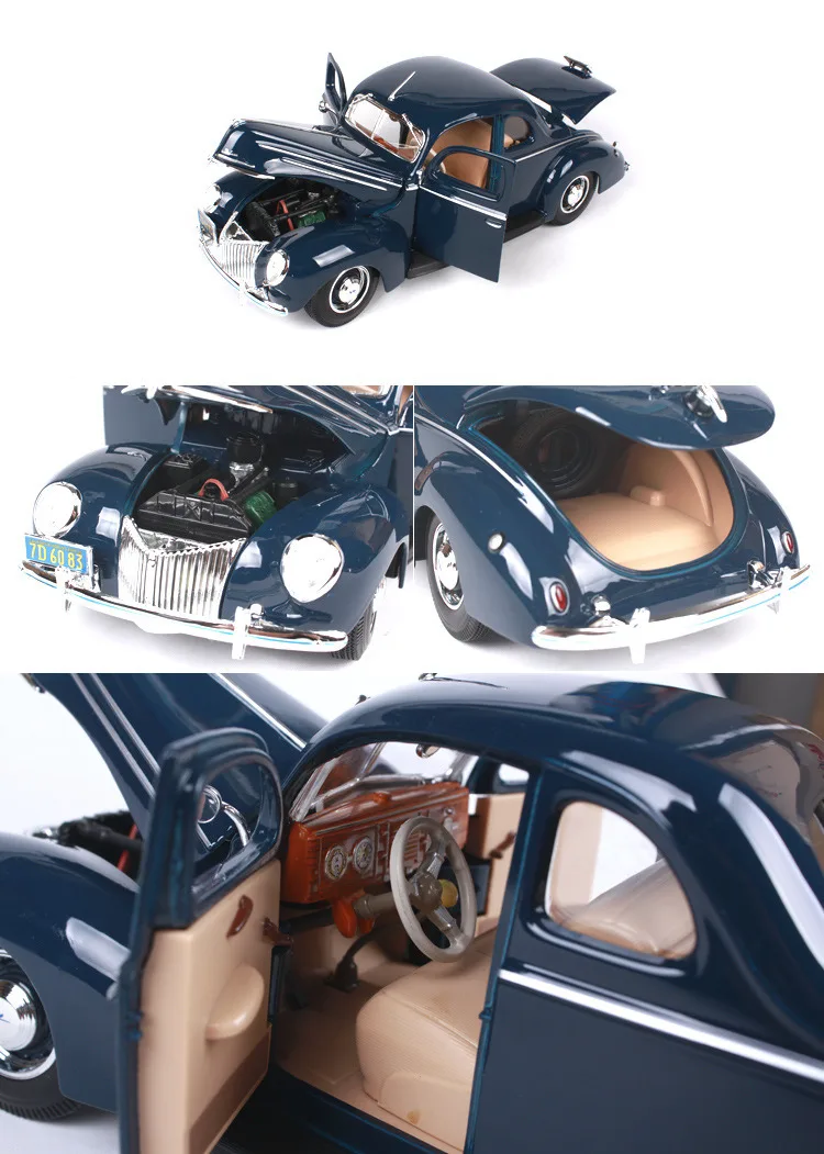 Maisto 1:18 1950 Ford, Мягкий Топ, модель автомобиля из сплава, модель автомобиля, моделирование, украшение автомобиля, коллекция подарков, игрушка для литья под давлением, модель игрушка для мальчиков