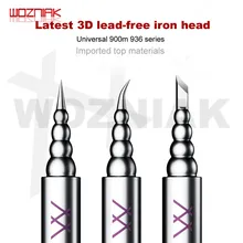 Возняк 3D неэтилированная железная головка 900 м 936 валюта для паяльной станции пайки мобильного телефона BGA Инструменты для ремонта