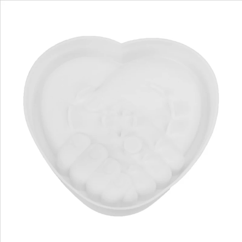 Heart Love Silicone Mold Hand in Hand Mousse Mould Cake Decorating Tools New Romantic Valentine's Day Pastry Cake Mold Tools3