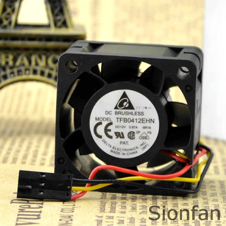 Для Delta 4 см 4-проводной PWM 4028 12 В 0.87A TFB0412EHN тестирование вентилятора на сервере |