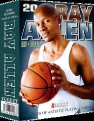 24 вида коллекции покер для спорта, баскетбола, футбола звезда персонажа НБА Кобе Джордан Месси C Рональд - Цвет: Ray Allen