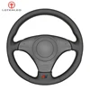 Black Artificial Leather DIY Car Steering Wheel Cover For Audi A8 (D2) 1998-2002 TT (8N) S4 (B5) S6 (C5) 1998-2001 S8 1998-2000 ► Photo 1/6