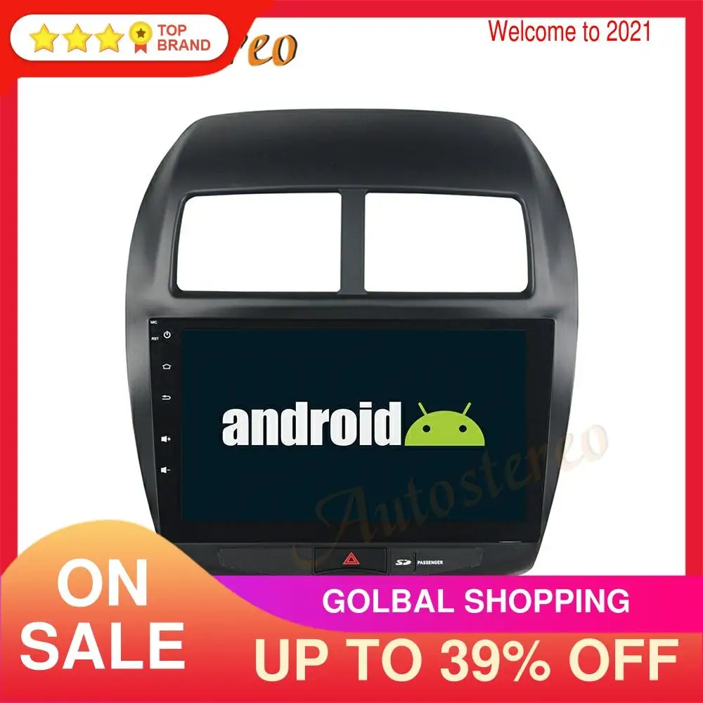 Android 9 автомобильный gps навигатор для Mitsubishi ASX Sport 2010 2012 мультимедийный плеер радио