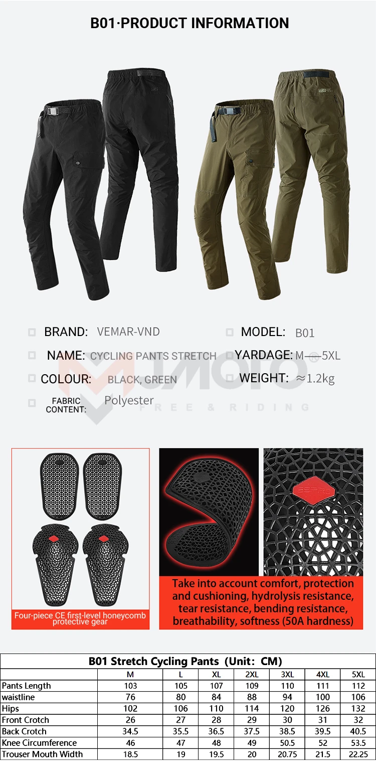 Summer Motorcycle Pants Breathable 