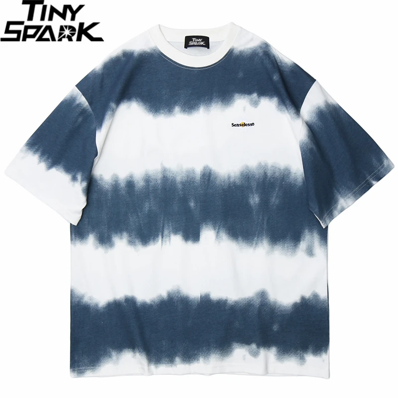 2021 Men Hip Hop T Shirt Streetwear Tie 
