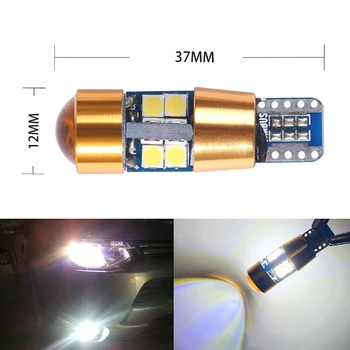 

Car 19led small lamp T10 3030 W5W 12V 5W bright no-light with lens width indicator lamp license plate lamp door lamp trunk lamp