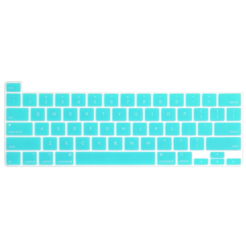 White Blue Американский стиль клавиатура протектор для Macbook Pro 16 дюйм чехол для клавиатуры A2141 Силиконовая Водонепроницаемая клавиатура - Цвет: White Blue