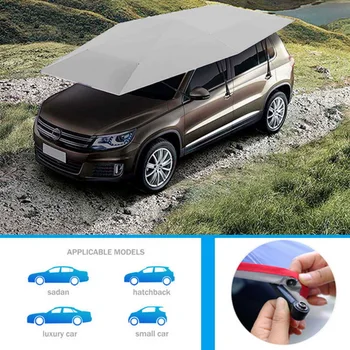 

Universal Car Cover 4.8M 4.2M Car Sun Shade Umbrella Car Cover Tent Anti-UV Protection For Car/Fishing no controller or bracket