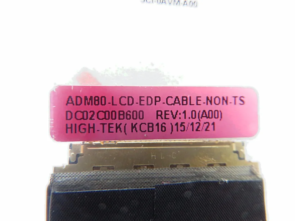 para Dell para Latitude E5570 para Precisão 3510 Adm80 Lcd Edp Lvds Cabo Dc02c00b600 Cn09tkmn 09tkmn 9tkmn Novo Cabos de computador e conectores - Imagem 4