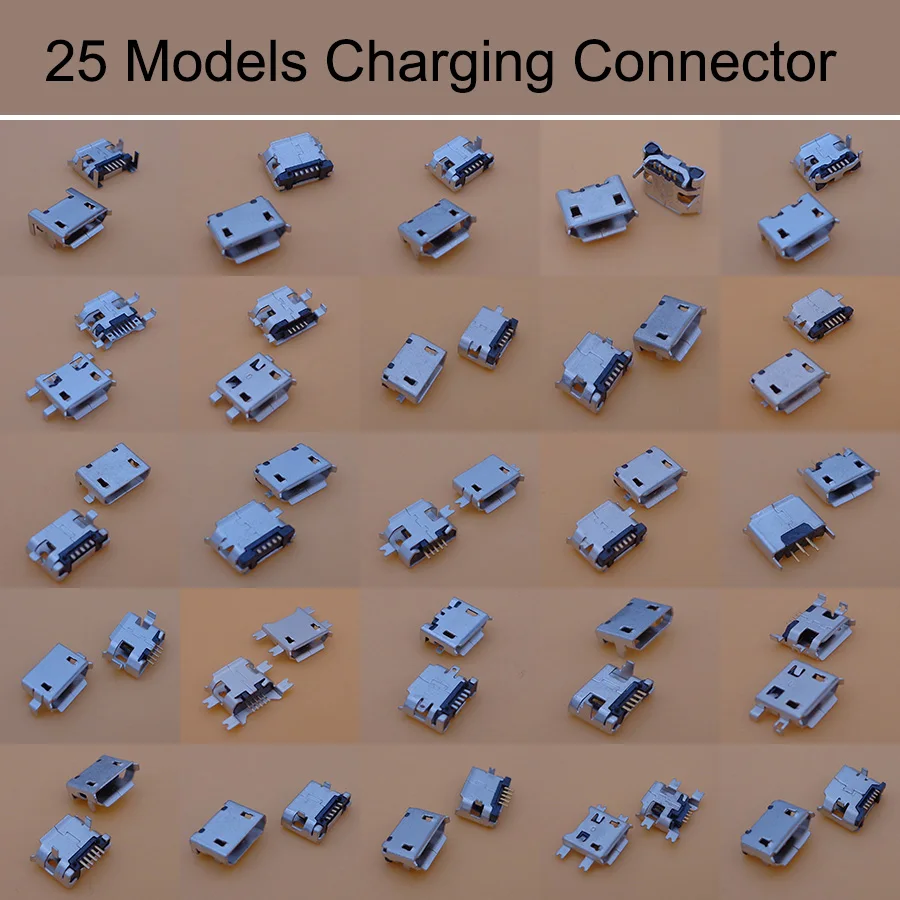 

25 models Micro usb connector Very common charging port for Lenovo Huawei ZTE Huawei and other brand mobile,tablet GPS