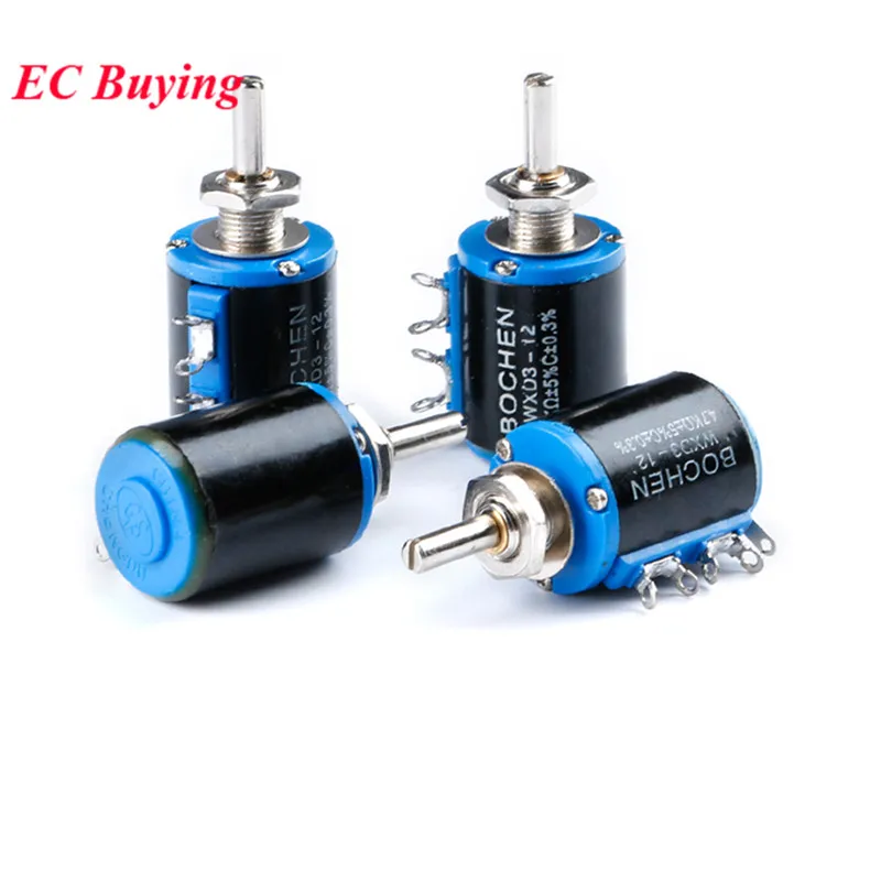 Multiturn Potentiometer WXD3 WXD3-12 5 Laps Wirewound
