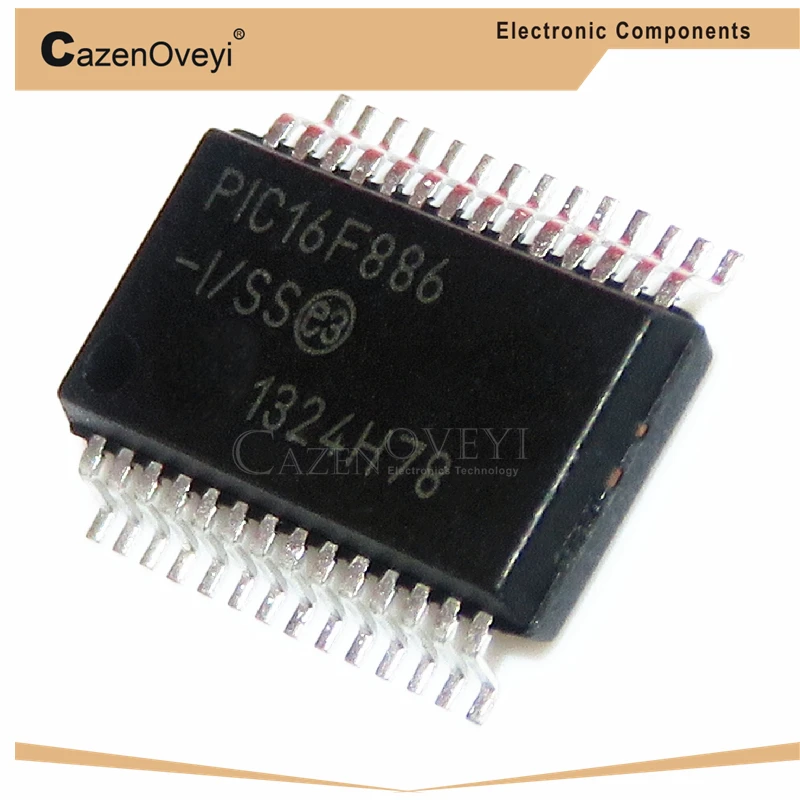1 шт./лот PIC16F886 PIC16F886-I/SS SSOP-28 в наличии | Электронные компоненты и принадлежности