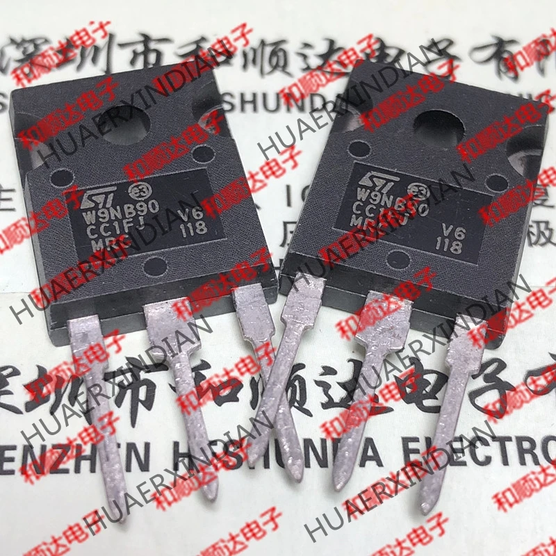 5 шт., новые оригинальные кнопки W9NB90 STW9NB90-247 900V 9A
