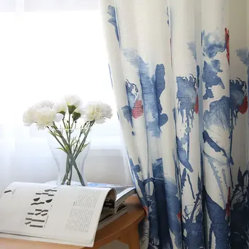 

Mo Yun Qing He Nordic Modern Shading Curtains for Living Dining Room Bedroom.