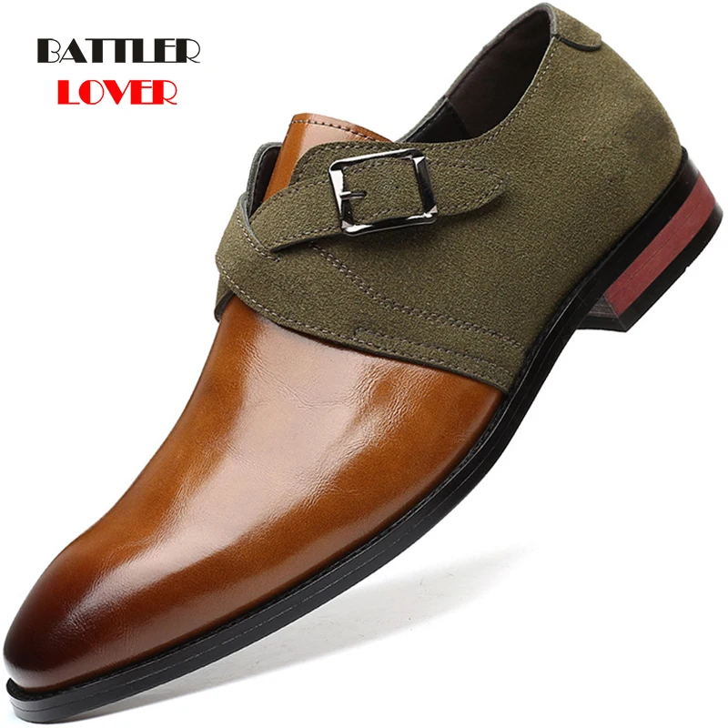 Men Leather Dress Shoes for Offical Business Casual Footwear Gentleman Wedding Party FormaL Oxfords Plus Size 38-48