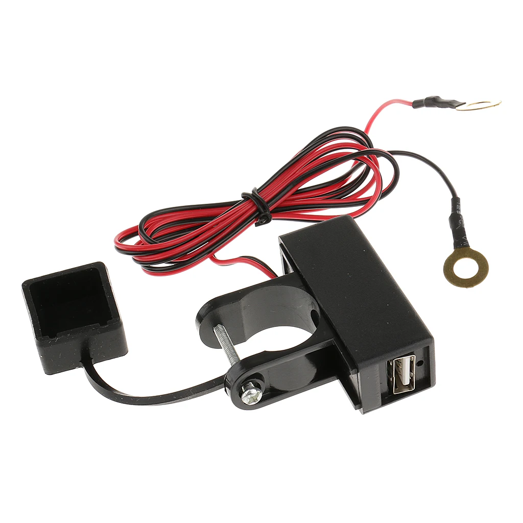 Мотоцикл USB питание для мобильного телефона Зарядка порт розетка 12 в водонепроницаемый