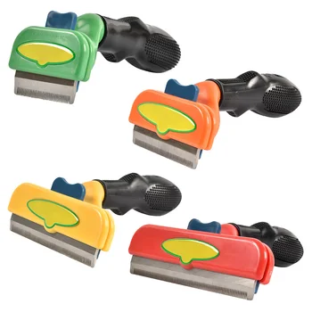 

Pet Hair shedding Comb Pet Dog Cat Brush Grooming Tool Furmins Hair Removal Comb For Dogs Cats Detachable Clipper Attachment