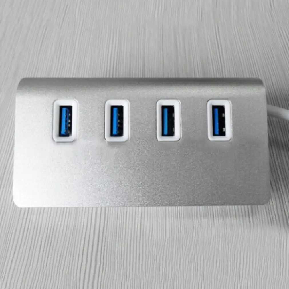 USB3.0 концентратор Алюминиевый сплав 4 usb порта USB 3,0 высокоскоростной концентратор