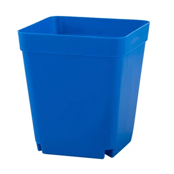 

100 Pieces Plastic Pots Creative Small Square Pot Thicken Flower Pots Planters Potted Trays Flower Pots Planters