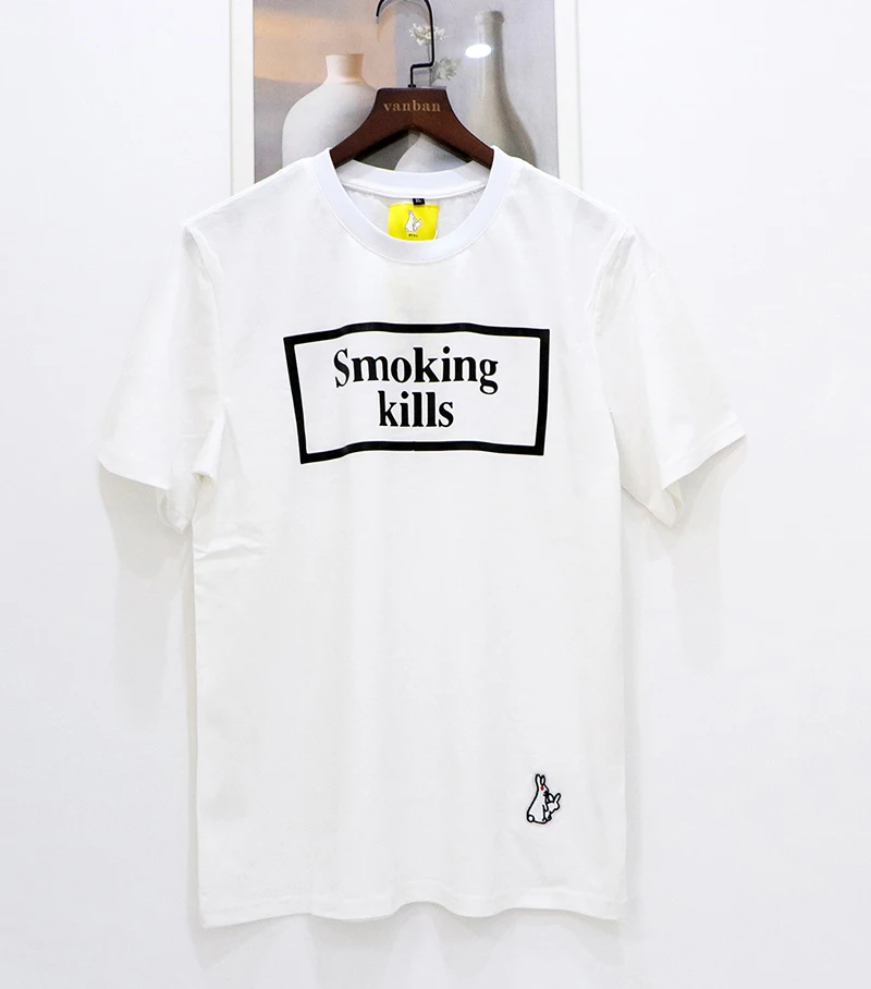 FR2 Smoking Kills высокое качество футболка уличная Мужская и женская простая футболка