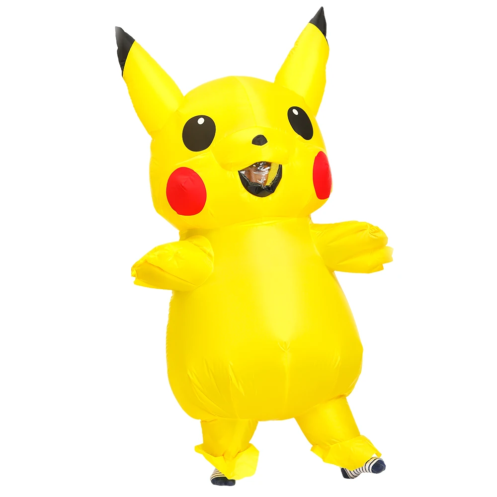 Ceny Nadmuchiwane Pikachu kostiumy Cosplay Pokemon kostium maskotka dla dzieci dorośli Party boże narodzenie kostium na halloween dla kobiet mężczyzn