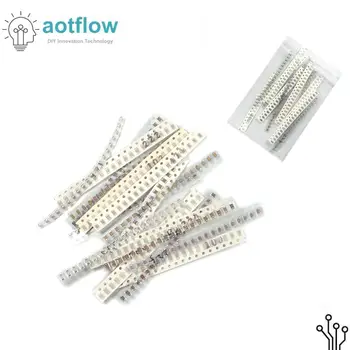 

16values*20pcs=320pcs 1206 SMD Capacitor assorted kit 10pF~22uF component diy samples kit new and original aotflow