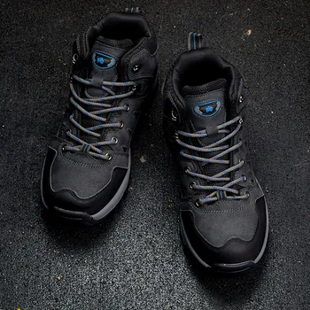 

2019 New Winter Plush Waterproof Snow Boots Shoes Warm Winter Men's Sneakers Footwear Fashion Outdoor Ankle Boots Men's Boots