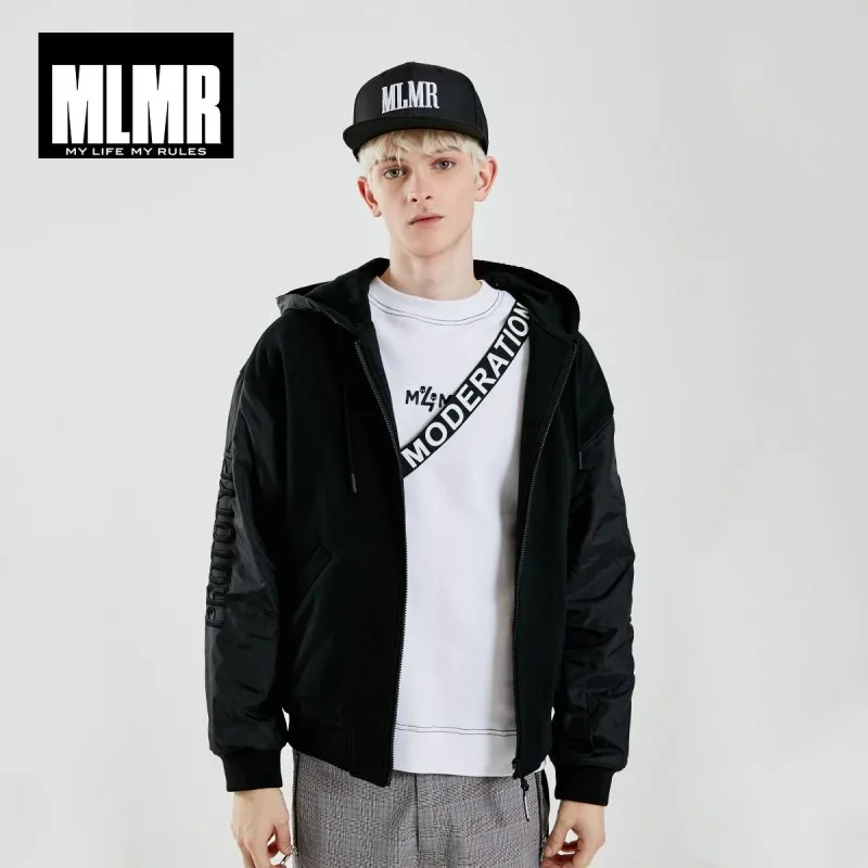 Мужская куртка с капюшоном JackJones в уличном стиле со шнуровкой и вышитой надписью