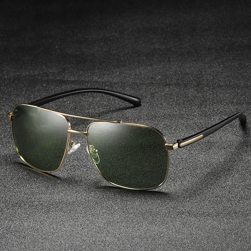 

ALBASSAM BRAND Mens Polarized Sunglasses Sports Rectangle Glasses PC+Alloy Magnesium Frame UV400 Sun Glasses De Sol MM6239